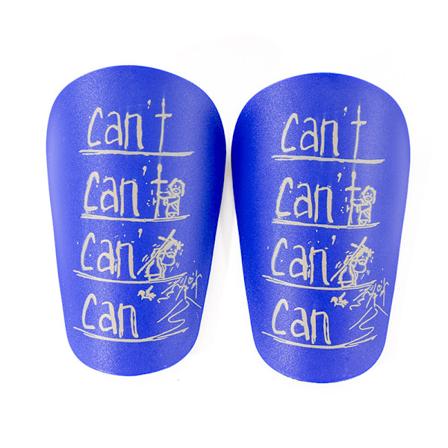 1 par Mini Bensskydd Fotboll Bensskydd Navy Blue XS