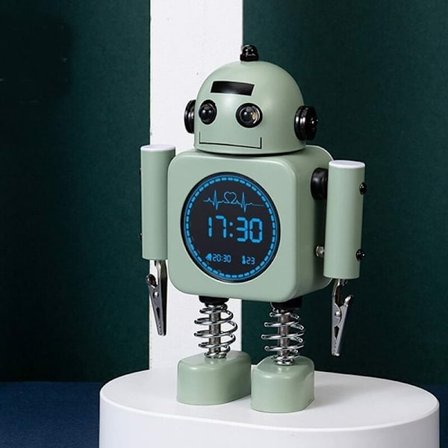 Barnklocka, LED-belysning för dag/natt