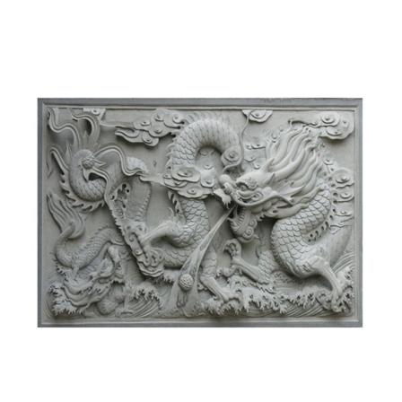 Livlig akvariebakgrund, självhäftande affisch Aquariumväggdekoration Dragon S