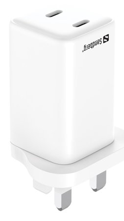 Sandberg AC Charger Dual USB-C PD65W UK