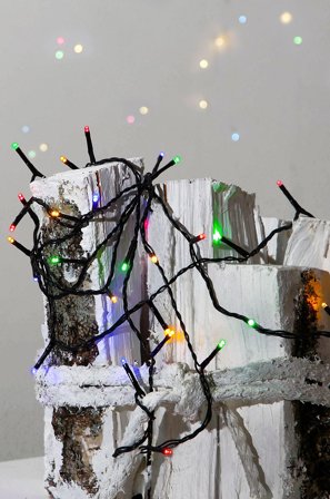 Star Trading - Lysslynge Micro Utendørs 180 lys - Flerfarget - Lysslynger - Fra Homeroom