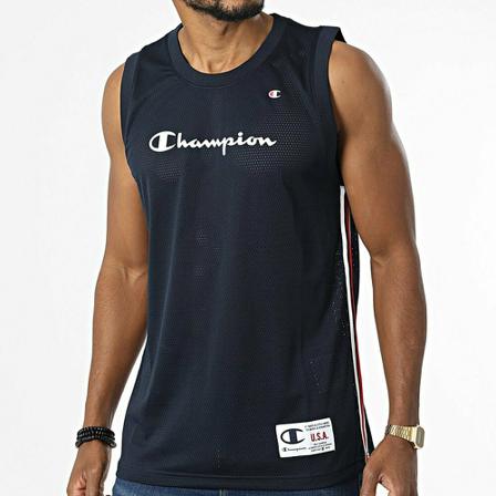 Champion Sleeveless Training Tops , Blauw , Heren , Maat: M
