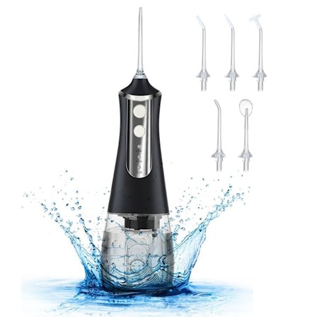 Oral Irrigator Tannrensing USB Oppladbar Vanntråd Bærbar 300ml Oral Hygiene Tannrenser