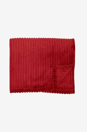 Redlunds - Baloo tæppe 130x170 - Rød - Tæpper & plaider - 130X170 - Fra Homeroom