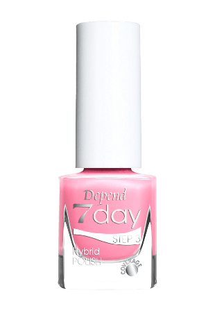 Depend 7day Hybrid Polish Sweden Nagellack Dam Rosa 5 ML