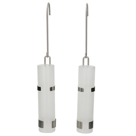 Luftfugter til radiatorer af glas og rustfrit stål - 2-pak