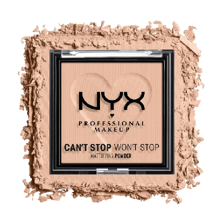 NYX Professional Makeup Can’t Stop Won’t Mattifying Powder Puder Unisex Beige 6 G