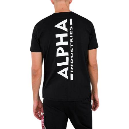 Alpha Industries, Koszulka Czarny, Mężczyzna, Rozmiar: M