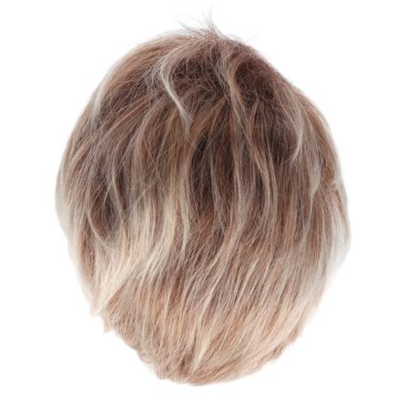 Kvinde kort paryk Syntetisk lagdelt lige fluffy varmebestandig blødt justerbar hårparyk