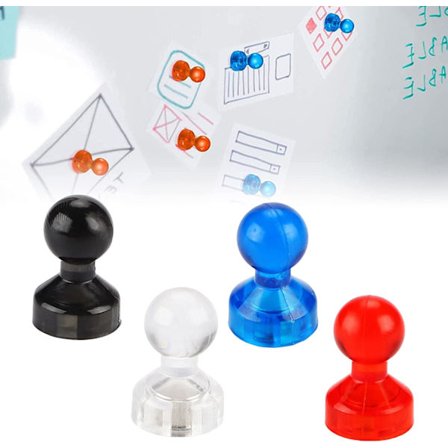 Små Fargerike Magneter, Whiteboard Magneter, Magnetisk Whitebo