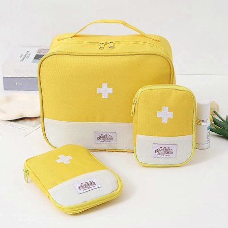 Opbevaringspose til medicin Mini tom nødhjælpspose til nødsituationer