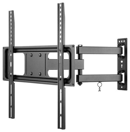 Goobay Basic TV wall mount Basic FULLMOTION (M), black - for TVs from 32'' to 55'' (81-140 cm), fully mobile (swivel and tilt) up to 35kg