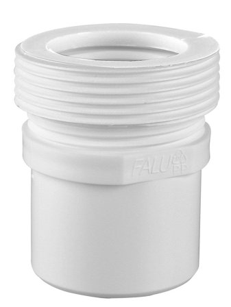 Faluplast 2912002 Anslutningsteleskop utv. gänga G32/G40 30 mm, Inomhusavlopp