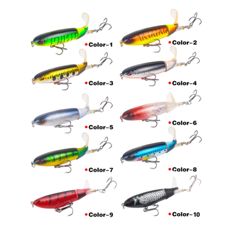 Kestävä ja realistinen kalastusuistin Ytqhxy Abs kova syötti color10 15g