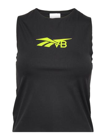 Rbk Vb Crew Neck Tank Top Top Ærmeløs Top Sort Reebok X Victoria Beckham