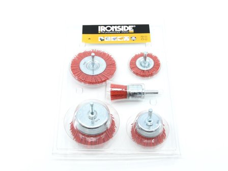 Ironside Nylon Maskinbørstesæt, Maskintilbehør & forbrugsvarer