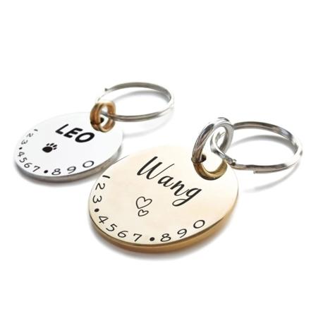 ID-merker for katt og hund, personlige søte symboler, kjæledyrhalsbånd, tilbehør, halskjede for å forhindre tap