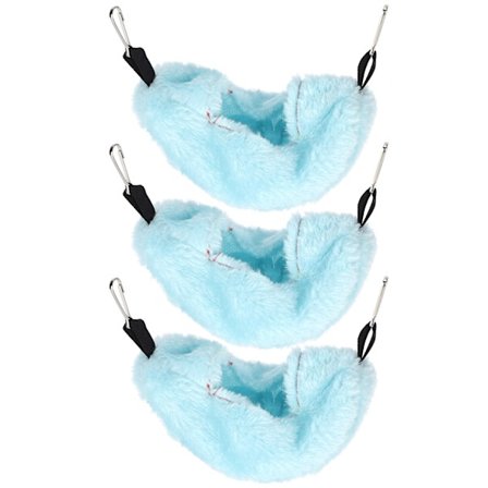 3 sett papegøyebur fugltelt seng hus hengekøye smådyrtilbehør