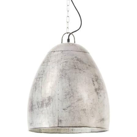 Vidaxl Hänglampa Industriell 25 W Silver Rund 42 Cm E27 Silver