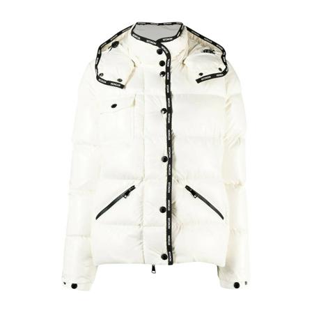 Moncler, Down Jackets Wit, Dames, Maat:M