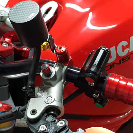 Blindstopfen Spiegel CNC Racing M10 - Rechtsgewinde