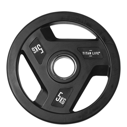 Titan LIFE Vægtskive Gummi 50 mm 1,25–25 kg