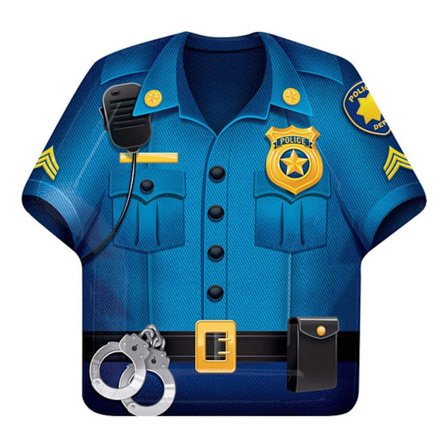 Kreativa festpolisskjorta festtallrikar (8-pack) En storlek B