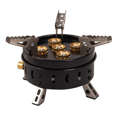 11000W camping gaskomfur brændere Justerbar Big-Fire rygsæk Vindtæt propan gas komfur til vandreture rygsæk udendørs