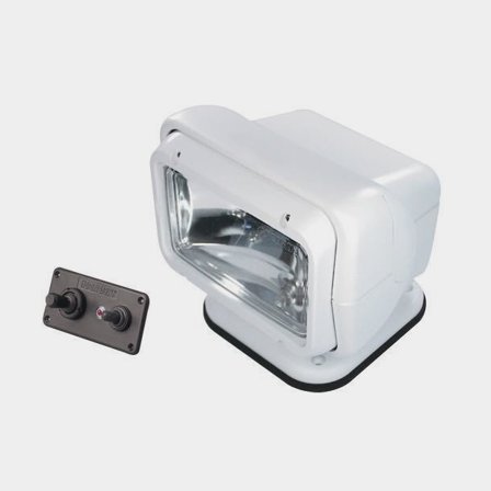 Holofote / refletor Golight GT 2020, halogéneo, 12 V, branco, com inclinação e rotação, com controlo remoto sem fios