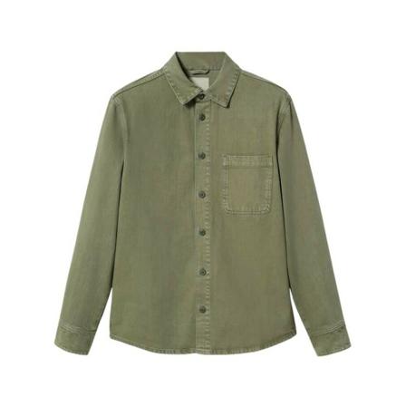 Mango Pocket denim shirt grön, Herr, Herr, Storlek: M