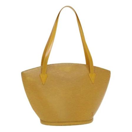 Louis Vuitton Vintage, Pre-owned Leather Saint Jacques Geel, Dames, Maat:ONE Size