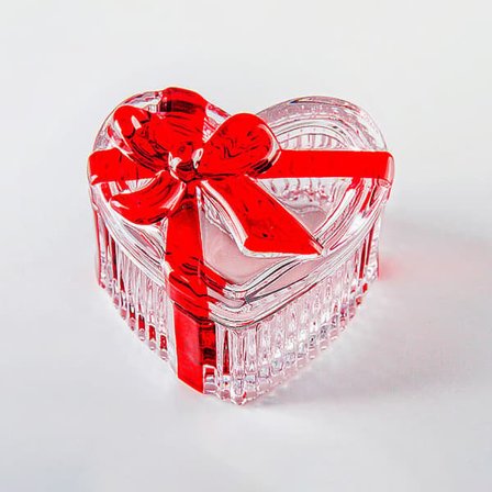 (pow yeah!) TS-Glasskål med lock - Hjärta