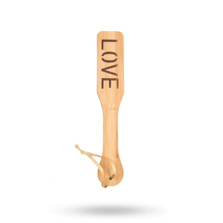 Vuxen: LOVE word Bamboo Paddle