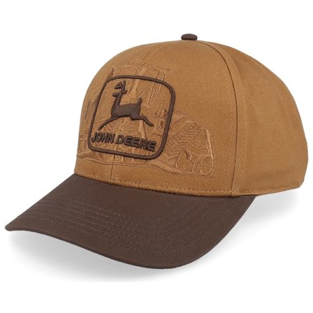 John Deere - Bruin adjustable Cap - Logo Silhouette Embroidered Ball Brown Adjustable @ Hatstore