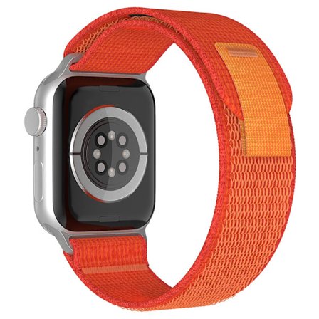 Apple Watch 38/40/41/42 mm Armband Nylon Trail Loop Orangeröd