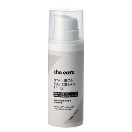 3 for 2 - Matas Striber The Core Hyaluron Day Cream SPF 15 Uden Parfume 50 ml, Skincare, Ansigtspleje, Dagcreme