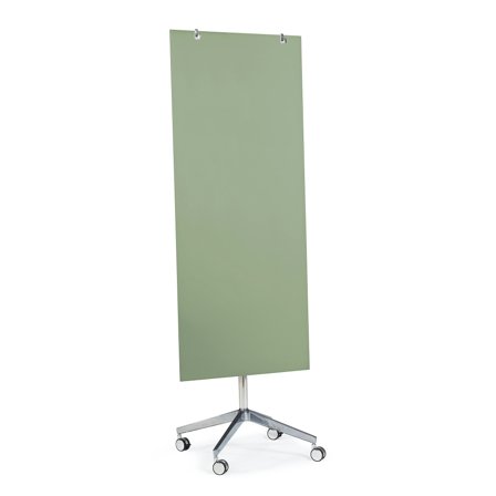 Mobile Glasschreibtafel STELLA, mint