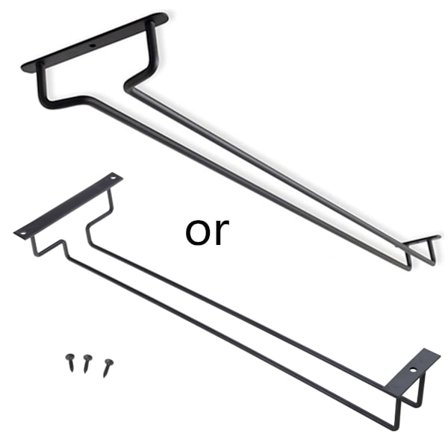 Iron Wall Mount Vinglas Hængende Holder Goblet Stemware Opbevaring Organizer Rack