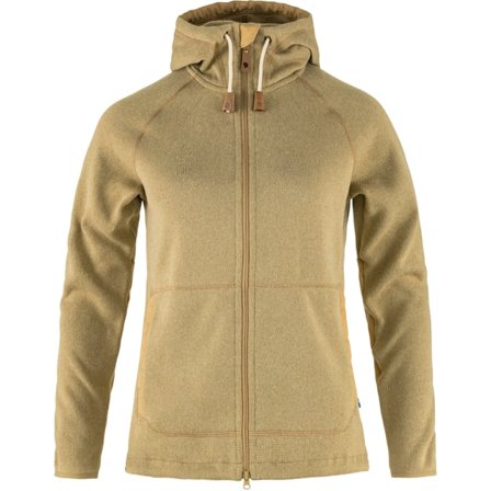 Fjällräven Övik Fleece Hættetrøje M - female - Dune Beige - Fleece