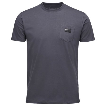 Black Diamond Men's Pocket Label Tee Men short-sleeved sweaters Grey S