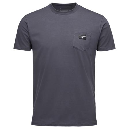 Black Diamond Men's Pocket Label Tee Men short-sleeved sweaters Grey XL