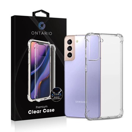 Ontario baksidedeksel for Samsung Galaxy S21 - PC+TPU, gjennomsiktig