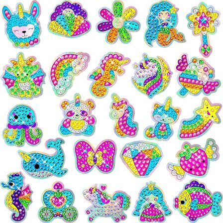 24 ST Diamond Art Dyre Sticker Craft, DIY Sticker