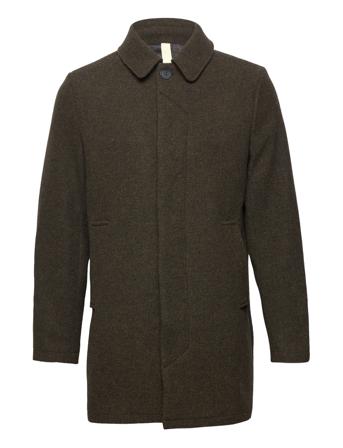 T-Coat Wool Outerwear Coats Winter Coats Vihreä Brixtol Textiles
