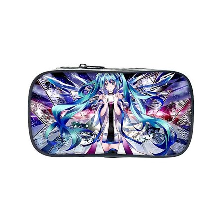 Hatsune Miku Anime Penalhus Stor Kapacitet Penalhus Holder Pen Taske Makeup Taske Organizer