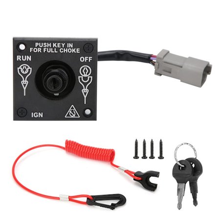 Johnson BRP Evinrude Påhengsmotor Enkel Motor Tenningsbryter med Nøkler 176408