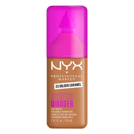 NYX PROFESSIONAL MAKEUP Make Em Wonder Foundation 23 Golden Caramel, Makeup, Ansigt, Foundation
