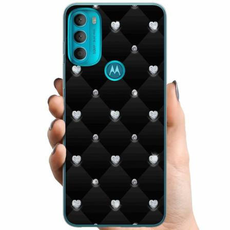 Motorola Moto G71 5g Tpu Mobilskal Diamant Hjärta