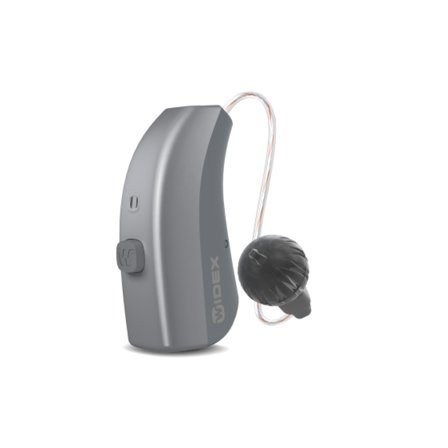 Widex Moment 330 - mRIC R D / RIC 312 D / RIC 10 Titanium Grey