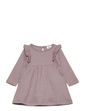 Hckristi - Dress Dresses & Skirts Dresses Casual Dresses Long-sleeved Casual Dresses Purple Hust & Claire